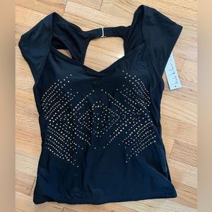 Tankini Top with Gold Jewels